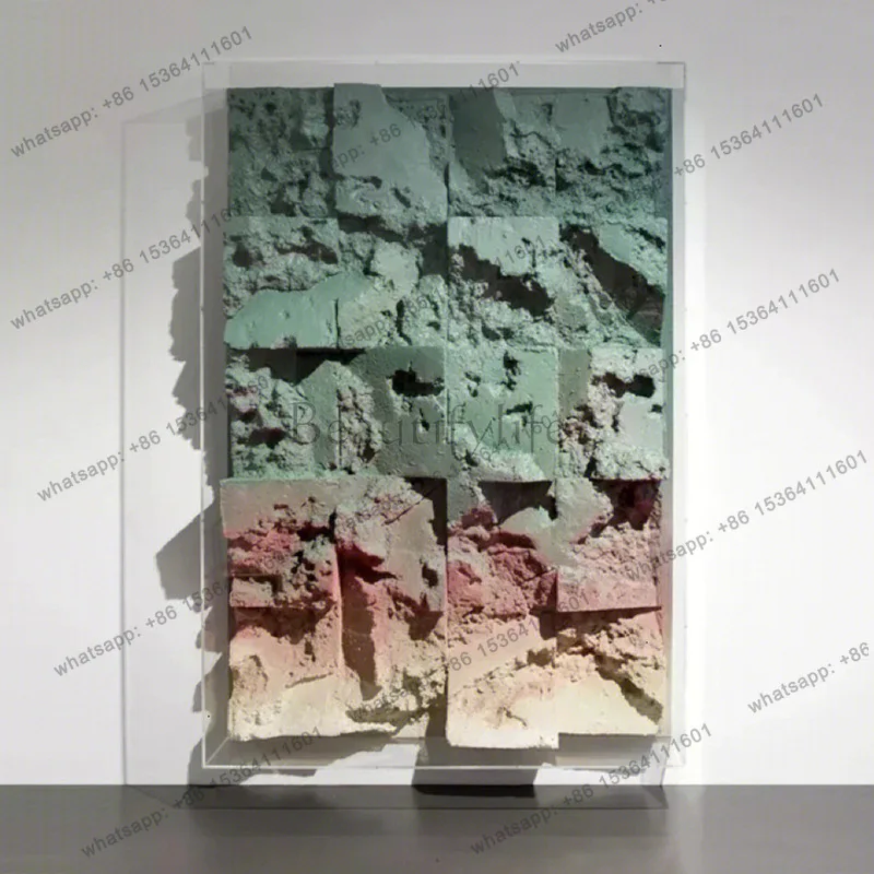 LJY 3D three-dimensional acrylic cover decorative painting three-dimensional texture modern simplicity