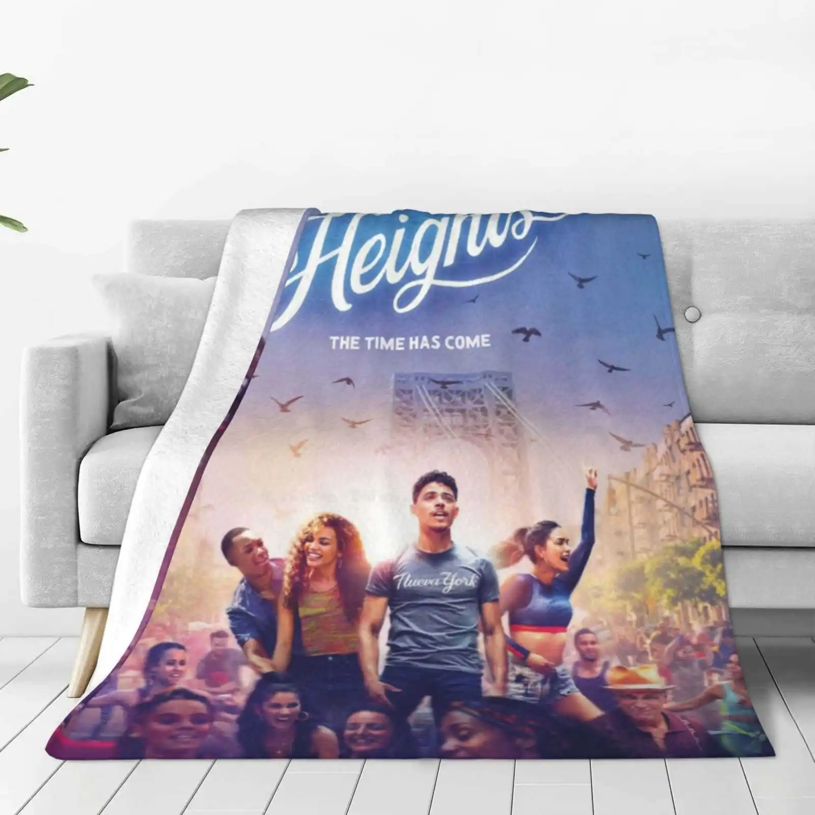 In The Heights ( 2021 ) Super Warm Soft Blankets Throw On Sofa/Bed/Travel 2021 Musical In The Heights Broadway Dance Film Movie