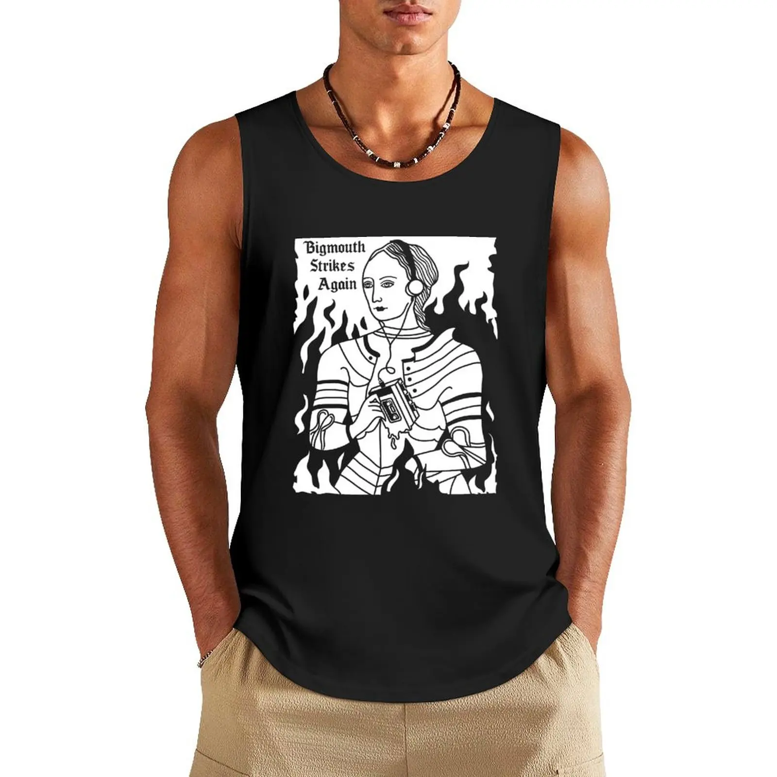 

Bigmouth Strikes Again Tank Top sports suits bodybuilding men clothes plain t-shirt summer 2024