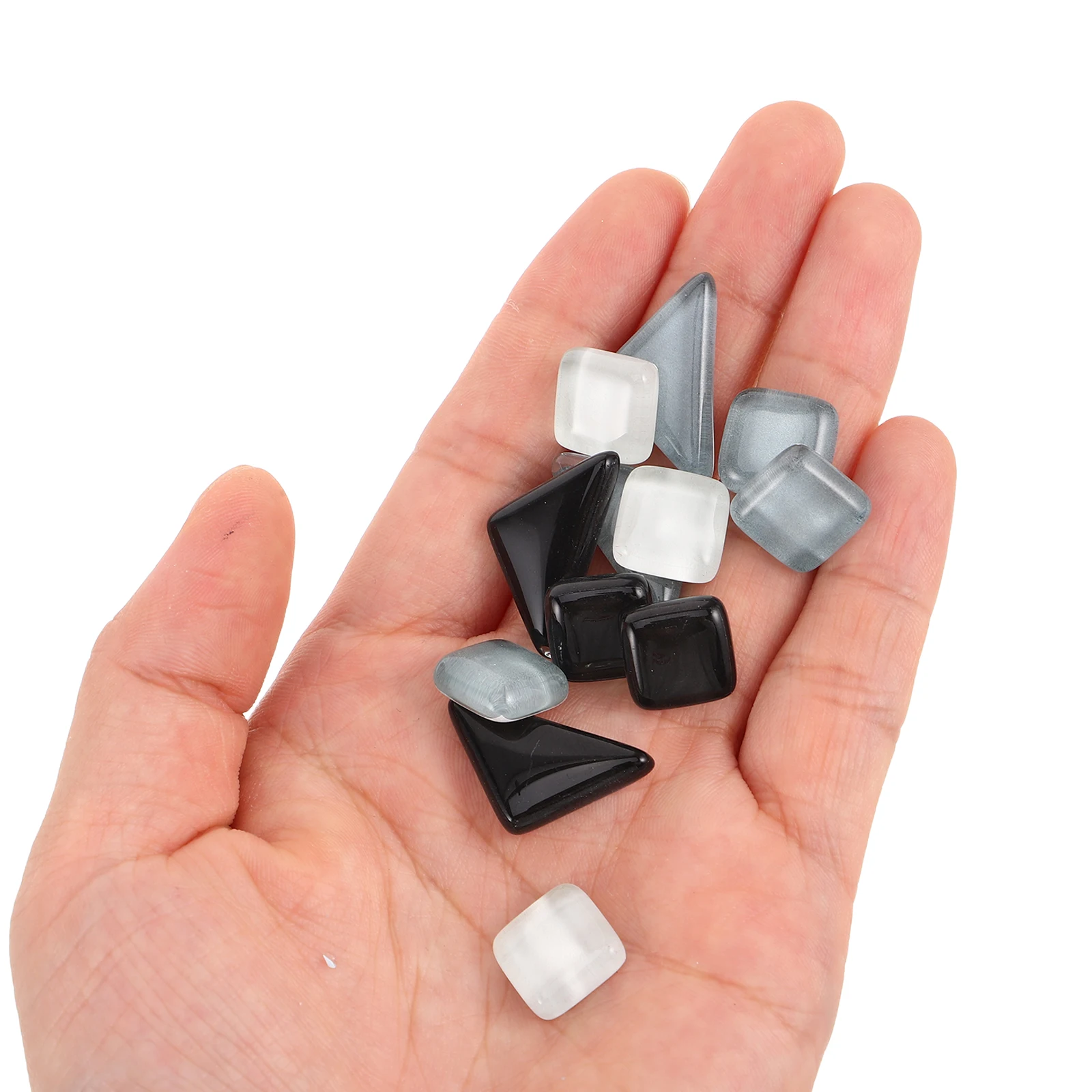 

200g Mixed Color Irregular Shaped Glass Crystals for DIY Art Craft Projects Home Decoration Supplies Glass Crystals for Crafts