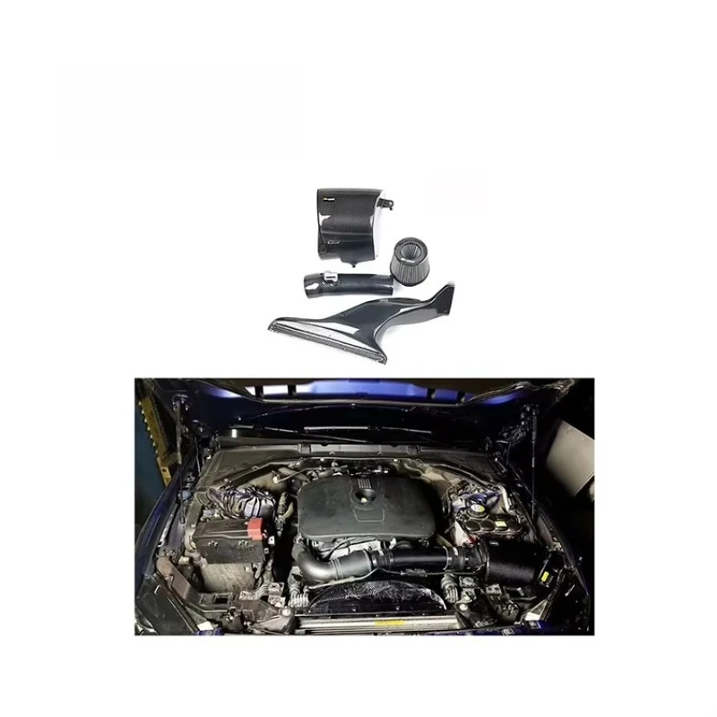

Real Car Data Development Dry Carbon Fiber Cold Air Intake System for XF XE XEL F-pace 2.0T