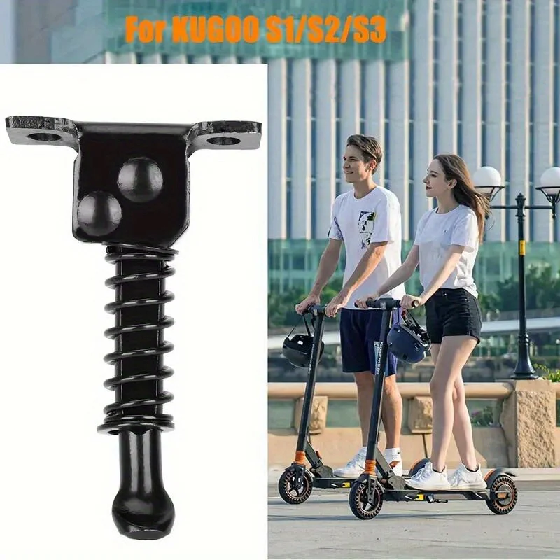 Durable Kickstand for Kugoo S1/S2/S3 Electric Scooter Spring-Loaded Folding Footrest Bracket Scooter Accessories - view 3