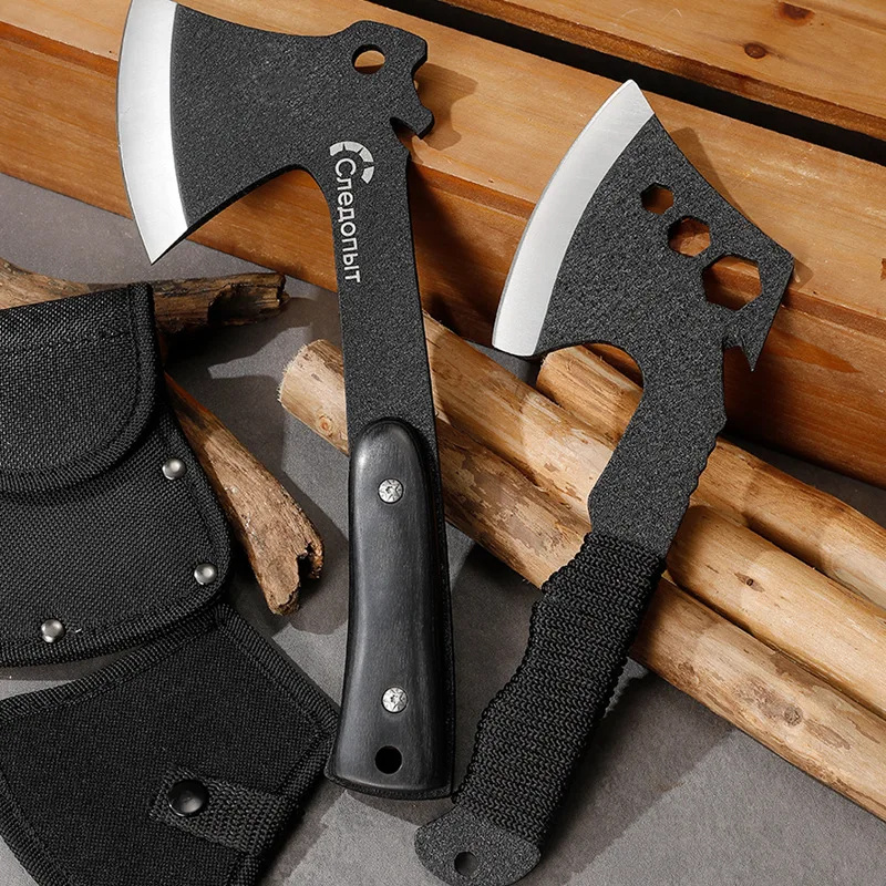 

Factory wholesale, outdoor camping, portable multifunctional axe, chopping wood tactical axe, household chopping wood knife, cam