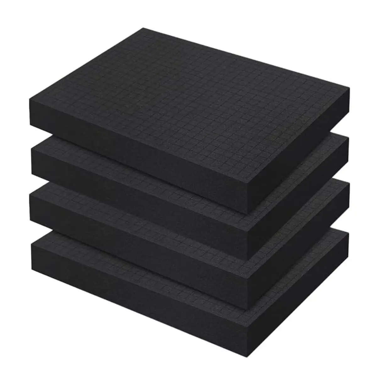 Budget-Friendly-4pcs Foam Cut, 405 X 305 X 25 mm Grid Foam,Foam Insert for Transport, Tool Box, Camera Case, Foam for Packaging,