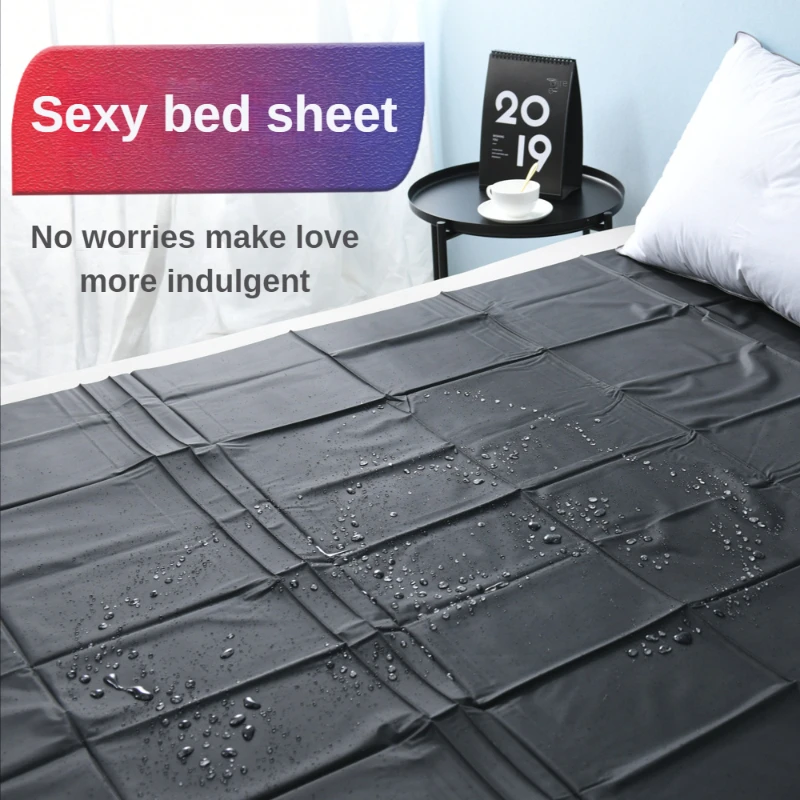 BDSM Waterproof Adult Sex Bed Sheets For Sex Game Lubricants Waterproof Bed Cover Couple Flirt Wetlook Bondage Wet Play Sex Tool