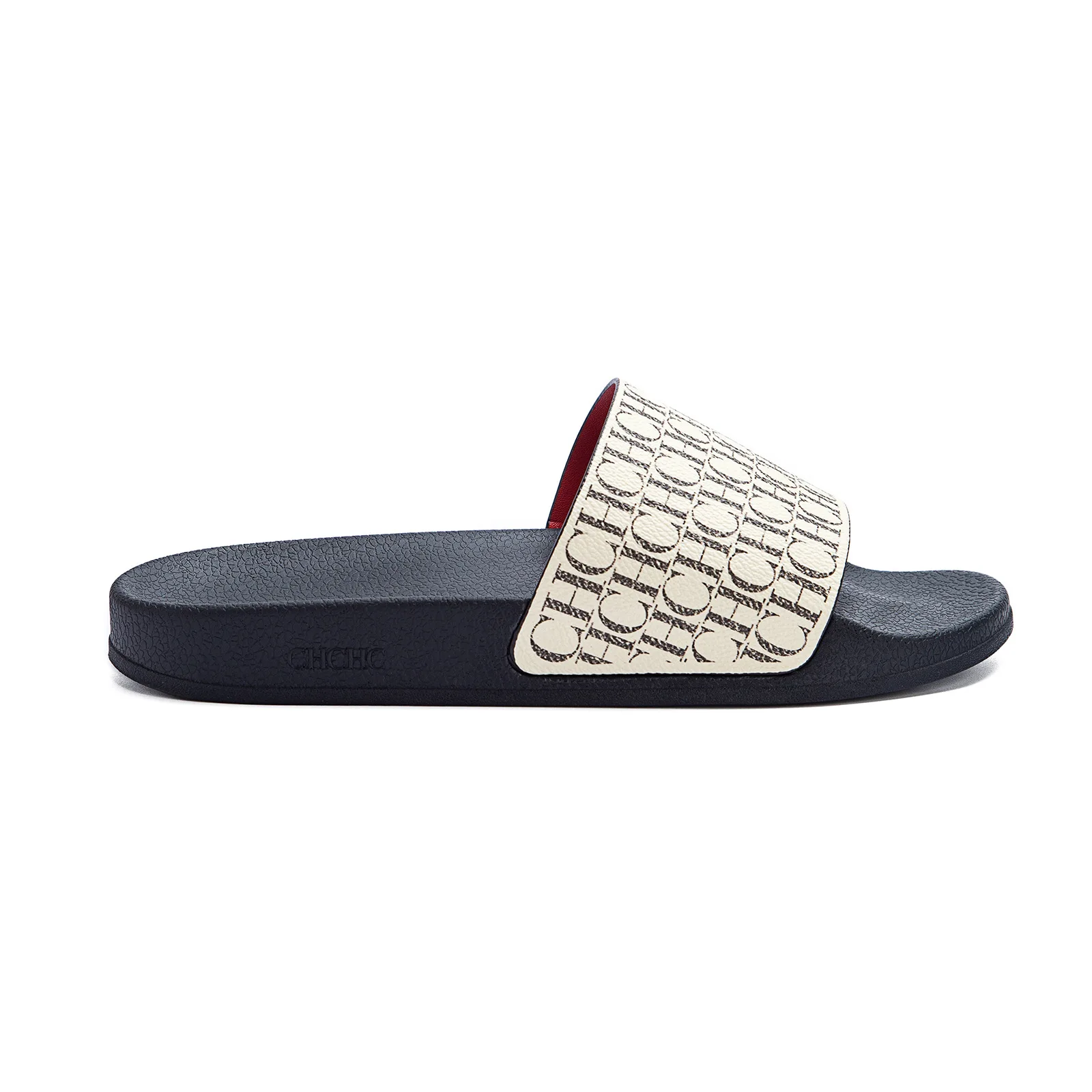 CHHC Female Flip Flops Letter Printing Multi Scene Silicone Beach Slippers Waterproof Summer Outdoor Sandals