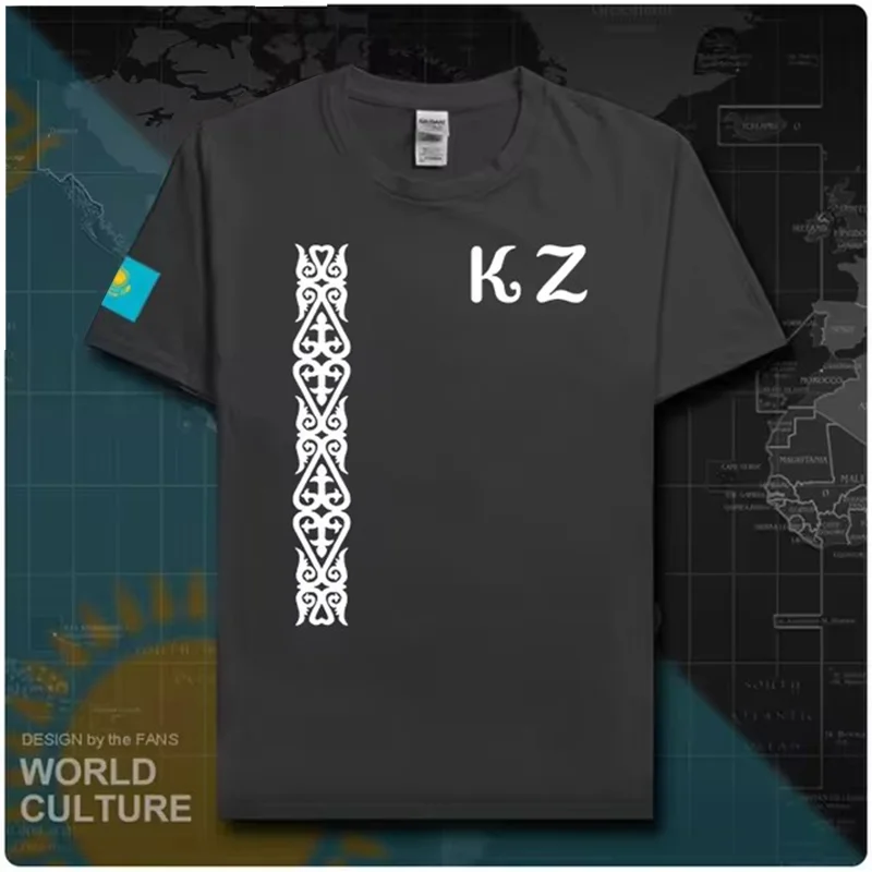 Kazakhstan KAM Kazakh T-shirt Male KAZAKH Special Ethnic Kazakhstan Clothing Summer Cotton Casual T Shirt Men Fashion Tee Shirt