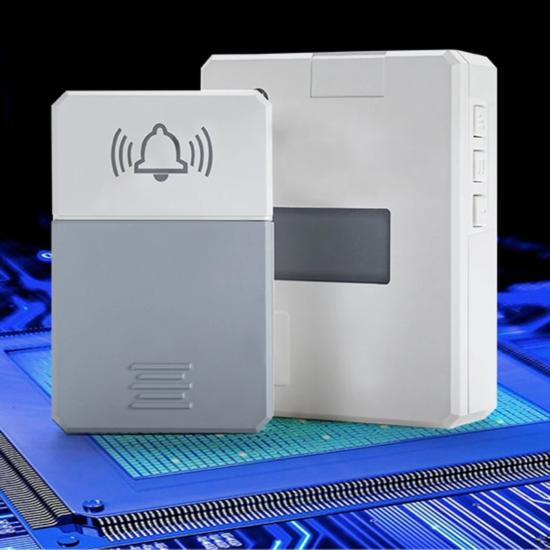 Wireless Doorbell Smart Night Light With Battery-Free Installation Circuit Self-Generation, Outdoor Waterproof