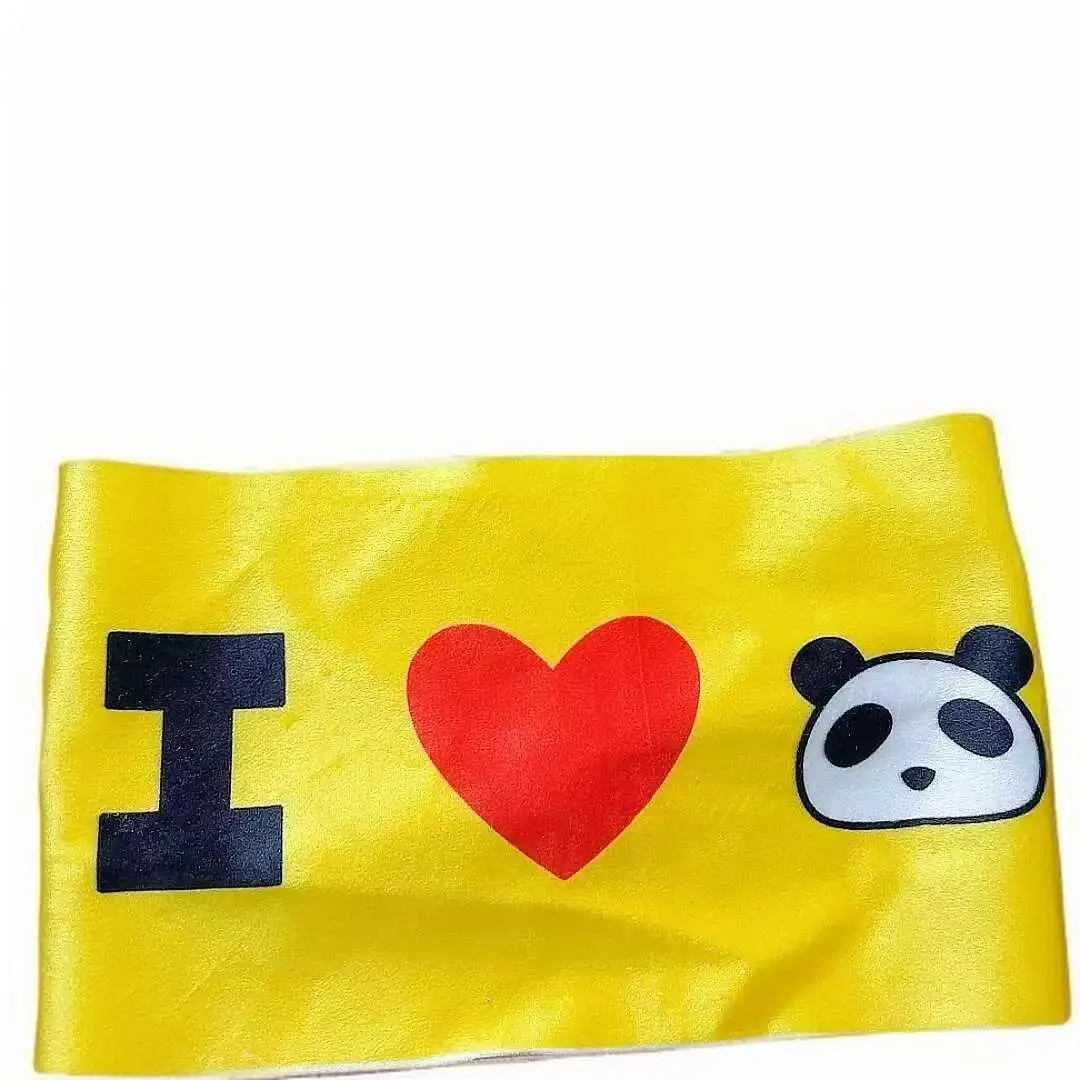 Jujutsu Kaisen Panda Senpai Bracciale Cosplay Prop – Fascia per maniche gialla e bianca