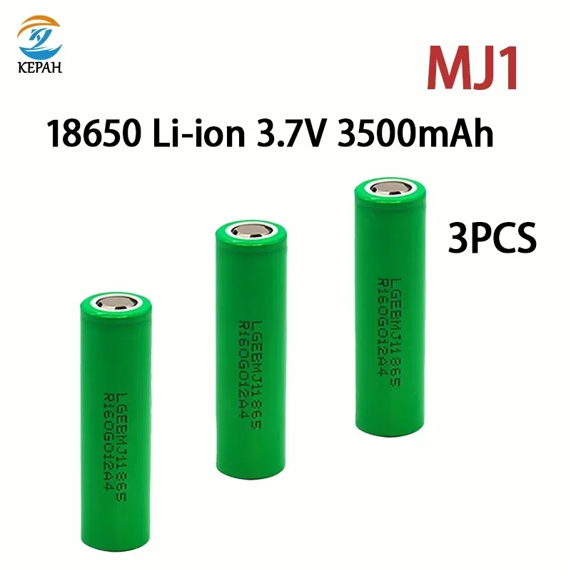 7V 3500mAh 18650-MJ1 Rechargeable Lithium Battery for Cars Bicycles Solar Energy Storage Medical Devices Scooters