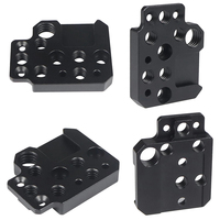 Gimbal Mounting Plate Camera Gimbal Bracket Mic Light Adapter Extension Plate for DJI Ronin RS3/RS2/RSC2/SC/S Gimbal Mount Plate