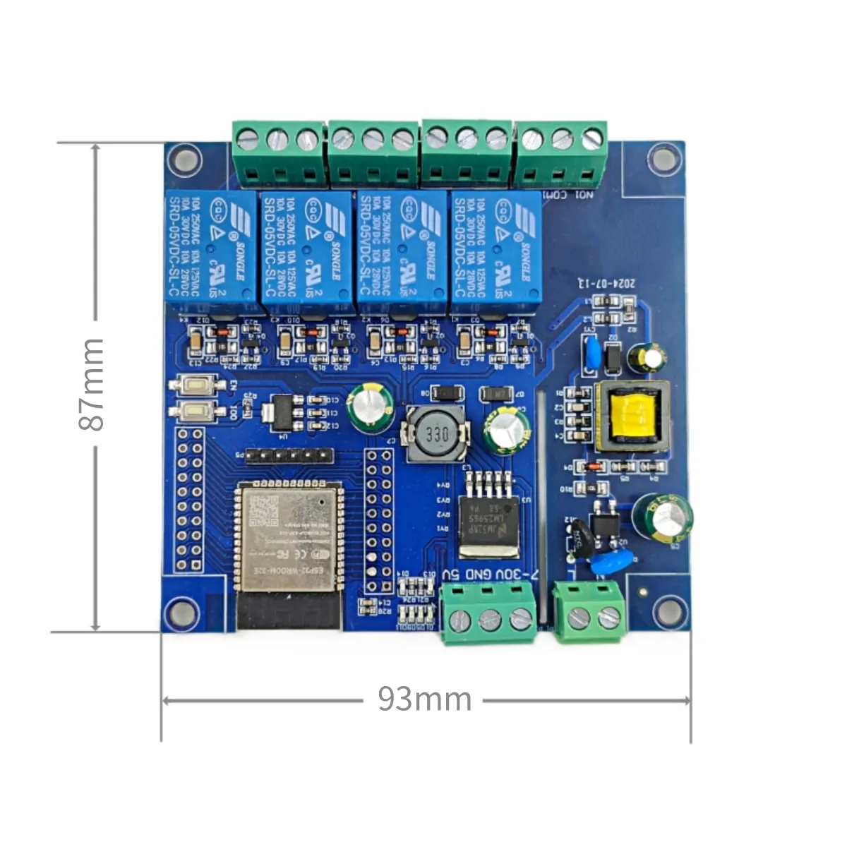 Tasmota ESP32-Relay X4 Инчарованное/самоблокирующее реле работает с домашним помощником