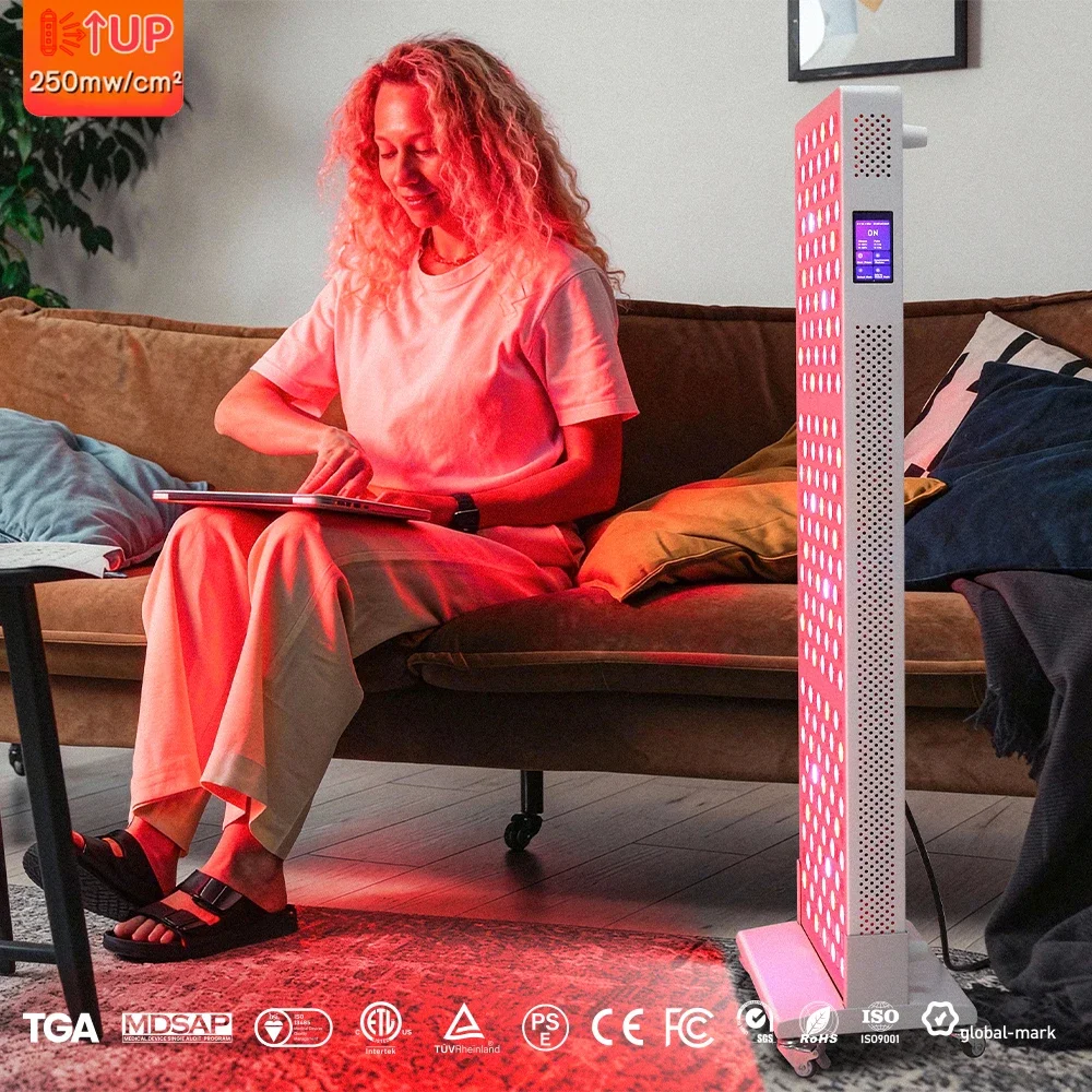 AZURE Energy-Saving Full Body Face Beauty Device With Heating LED Red Light Therapy Panel Standing Type ALPro1500 For Hands Head