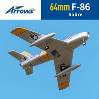 Blue Arrow Model Aircraft 64mm F86 Realistic Ducted Model Fixed-Wing Remote Control Electric Assembly High-Performance Fighter