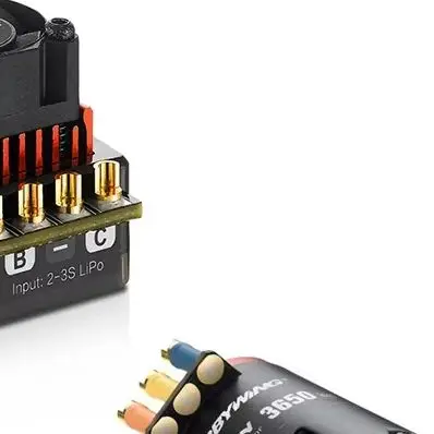 HOBBYWING QuicRun 3650SD G2 Induction Brushless Motor and QUICRUN 10BL120-SENSORED G2 for 1/10 RC Car