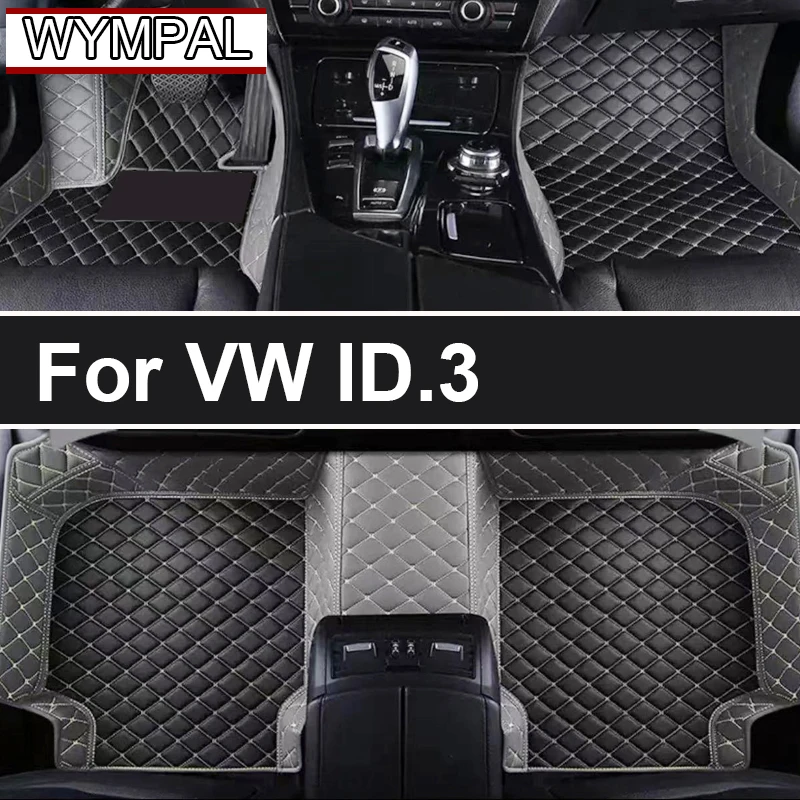 

Car Mats For VW VW ID.3 ID3 ID 3 2019 2020 2021 2022 Protective Pad Floor Mats Carpets Leather Mat Car Accessories 2020