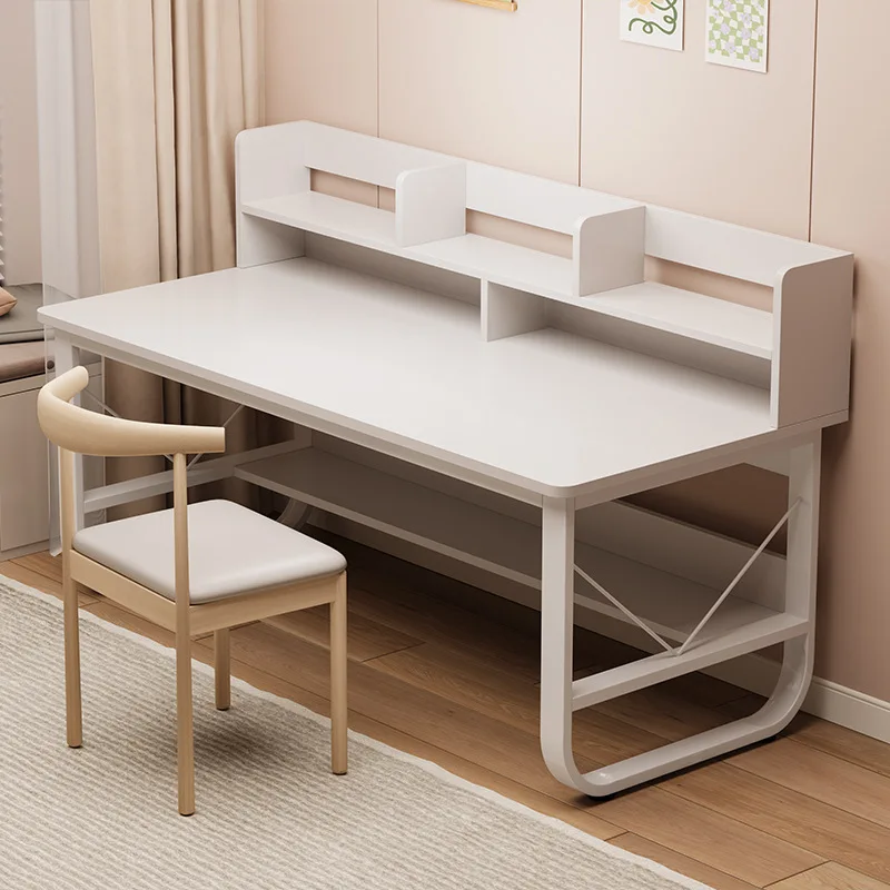 

Computer Desk Desktop Home Desk Bookshelf Integrated Bedroom with Drawer Student Writing Desk Study Table Office Table