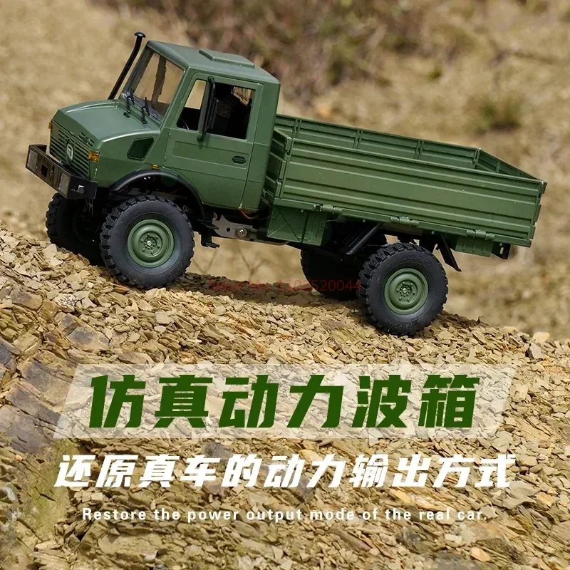 New 4wd Electric Vehicle Remote Control Off-road Climbing 1:12 Unimog High-speed Drift Remote Control Car Model Children's Toys