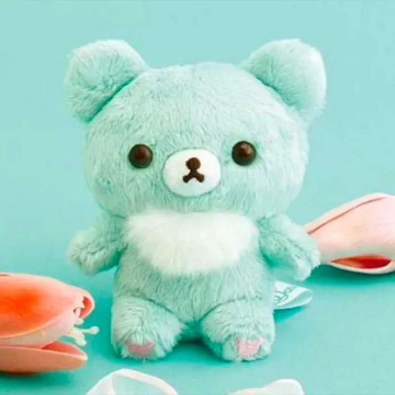 Sanx Easy Tea Bear 10th Anniversary Limited Edition Mint  Honey Bear Sakura Pink Bear Plush Birthday Gift for Friends