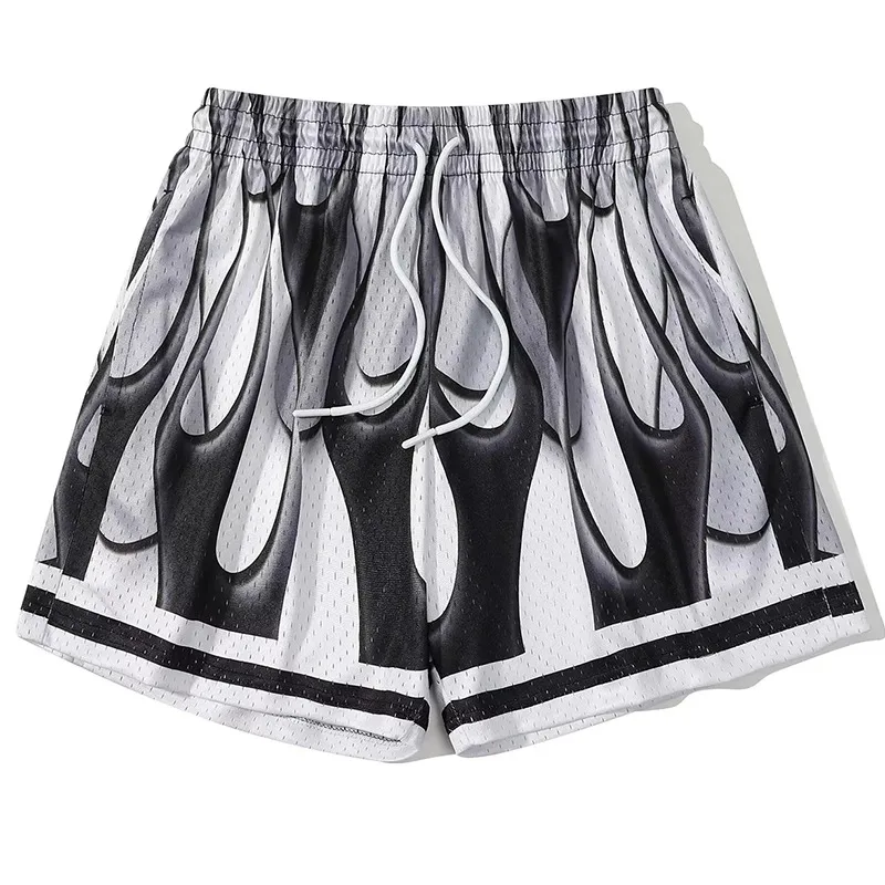 Camouflage Basketball Shorts Training Men Active Shorts Loose Pockets Cycling Exercise Training Running Mesh Sports Bottom Cloth