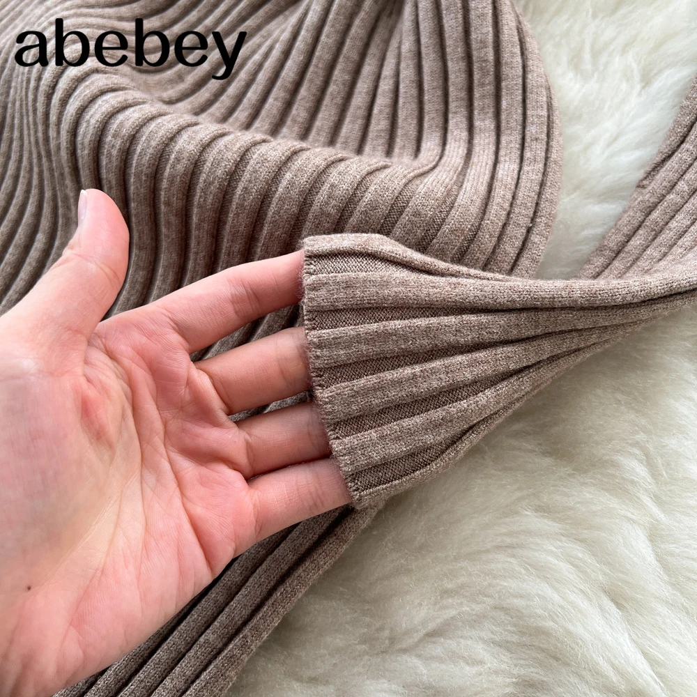 Camisola vestido de malha para mulheres vintage tricô pacote hip elegante senhora malhas elasticidade feminino outono inverno midi vestidos