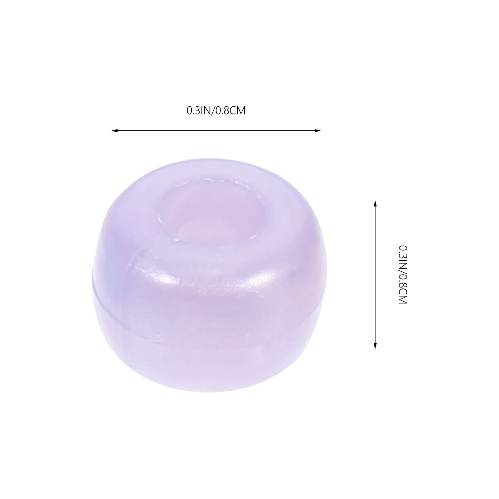 1Set Acrylic Beads Spacer Kit Premium Material DIY Necklace Bracelet Craft Accessories Smooth Surface Rounded Edges Exquisite