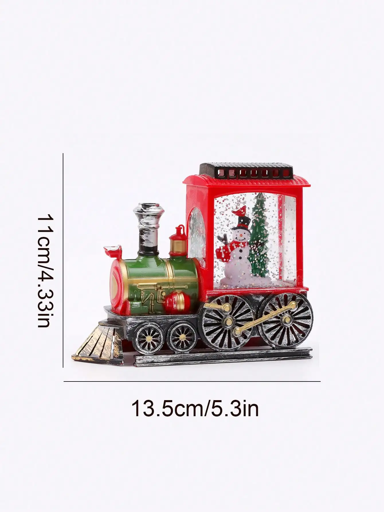 1PC Christmas Train Decorative Light - LED Candle Effect Tabletop Ornament For Xmas Home & Party Ambience