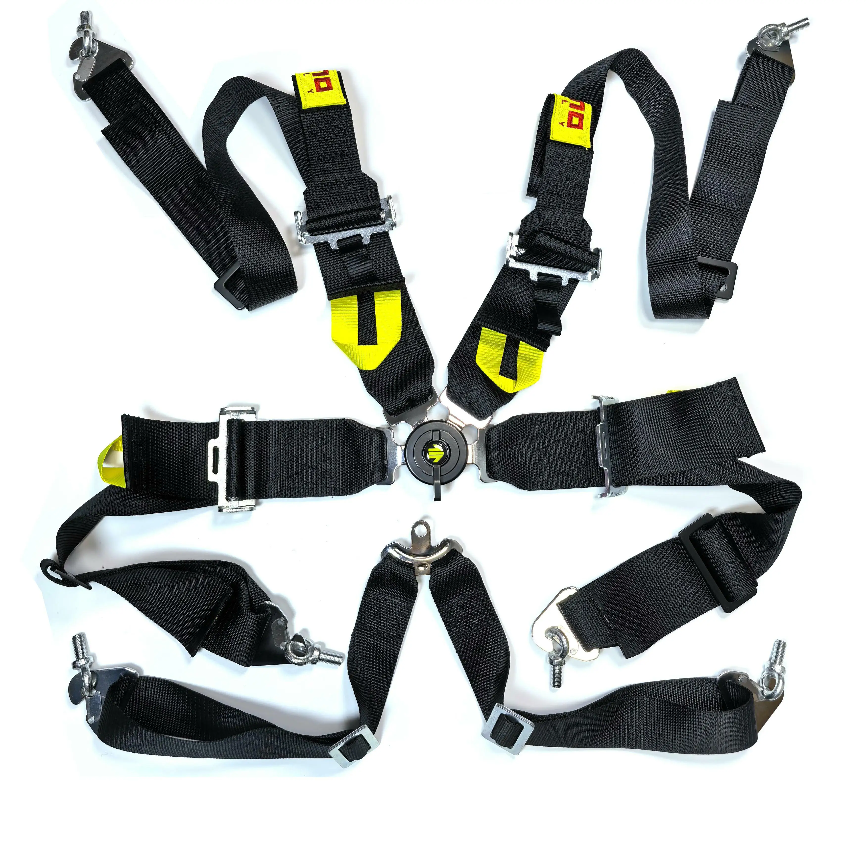 4/5/6 Point 3'' High Quality Racing Seat Belt Adjustable Sport Drift Snap-On Harness Quick Release Seatbelt Shoulder Strap