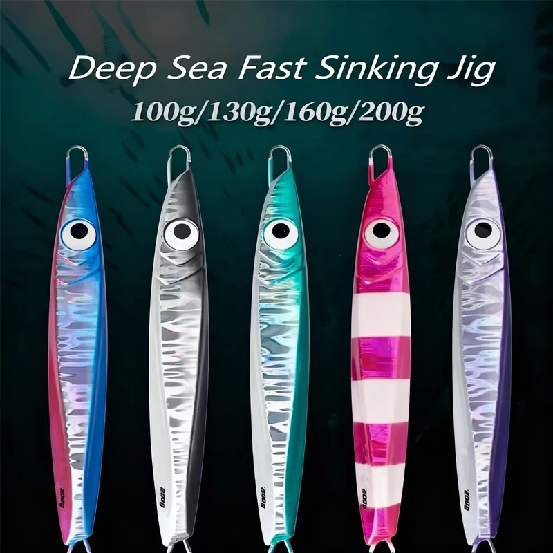 

Металлическая приманка ApexMarine Pesca Speed, 100 г, 130 г, 160 г, 200 г, светящиеся искусственные твердые приманки, японские рыболовные приманки