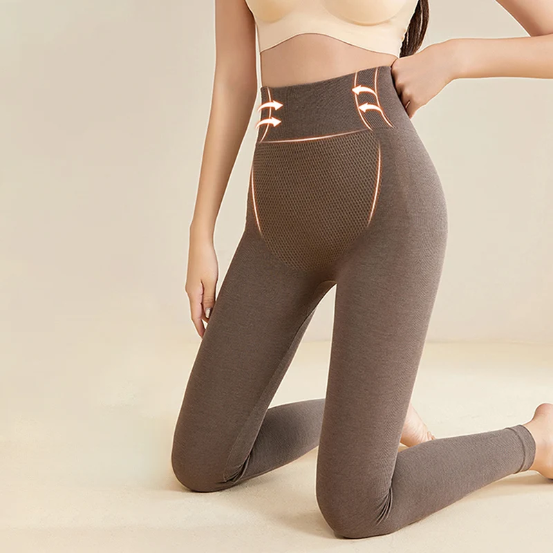 

Thin Slim Fit Shaping Leggings for Women Sexy Butt Lifting Tight Leggings Woman Autumn Winter Skin-Friendly Thermal Leggings