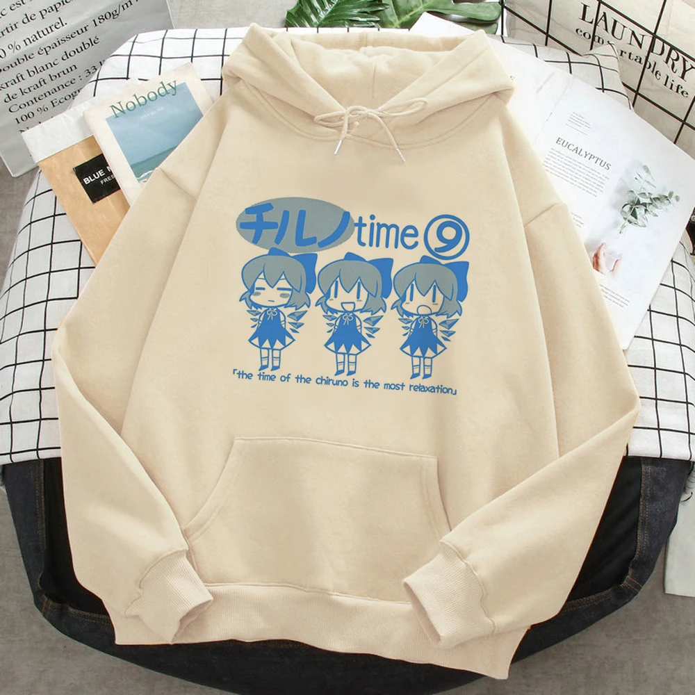 

Touhou hoodies women y2k aesthetic Korean style long sleeve top Fleece Hood sweatshirts women Kawaii Hood