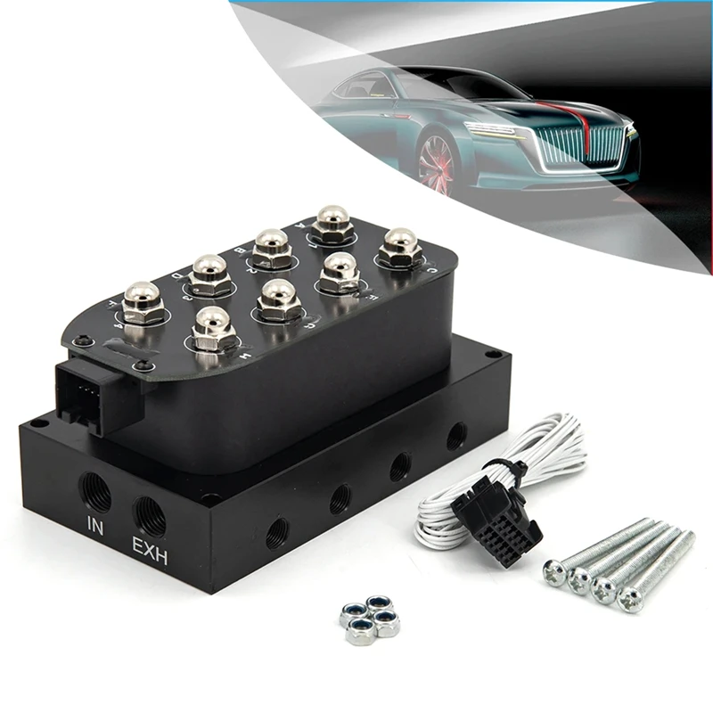 

Air Ride Suspension Manifold Valve Solenoid Valve 1/4 1/8Inch NPT Fast Air Bag Control Fbss VU4 (0-300Psi) Durable