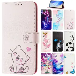 POCO C65 X6 M6 Cartoon Flip Case for Funda Xiaomi Redmi 14C 13 13C 12 12C 10 10C 9 9A A3 Mi 14T Cases Leather Wallet Phone Cover
