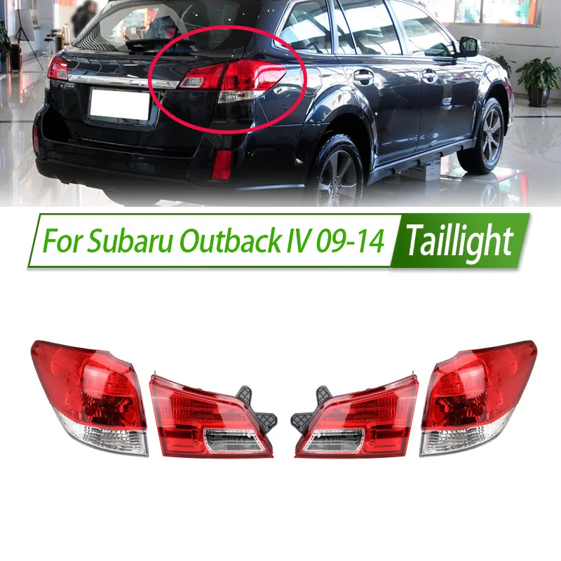 

Для Subaru Outback IV 09-14 автомобильный задний фонарь в сборе, задний фонарь в стиле OEM с указателем поворота, замена прямой посадки