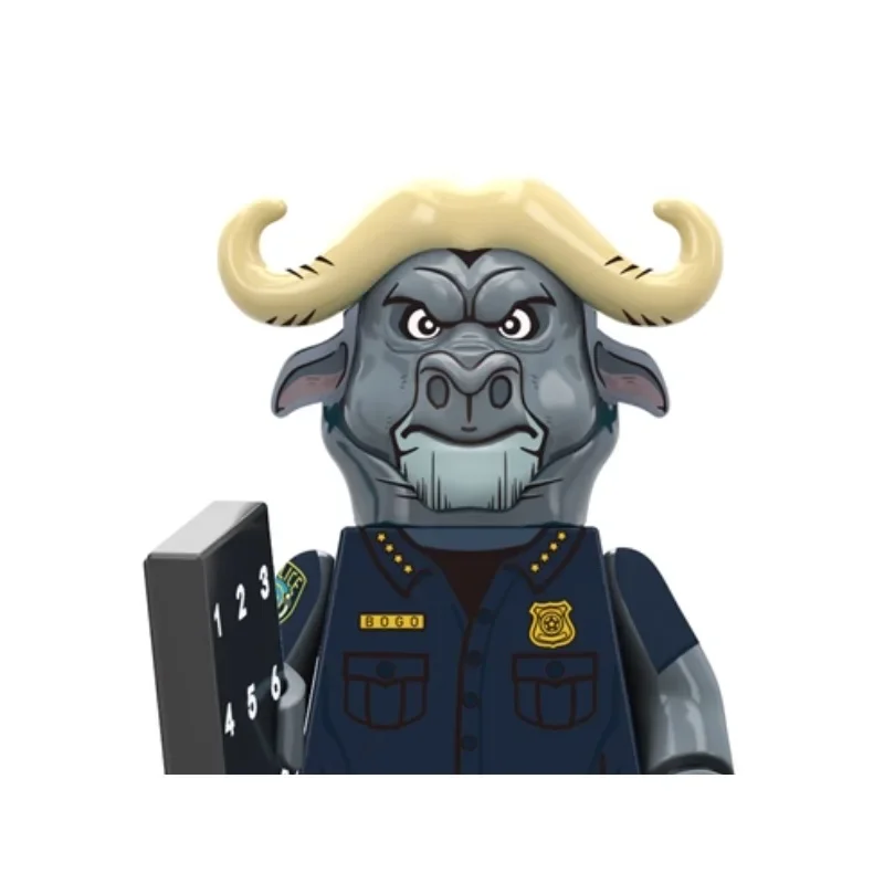 ชุดตัวต่อบล็อกธีมซูโทเปีย สัตว์ในสวนสัตว์ สุนัขจิ้งจอก กระต่าย หมี ชิว ไลอ้อน ฟิกเกอร์จิ๋ว ของเล่นเด็ก ของขวัญ