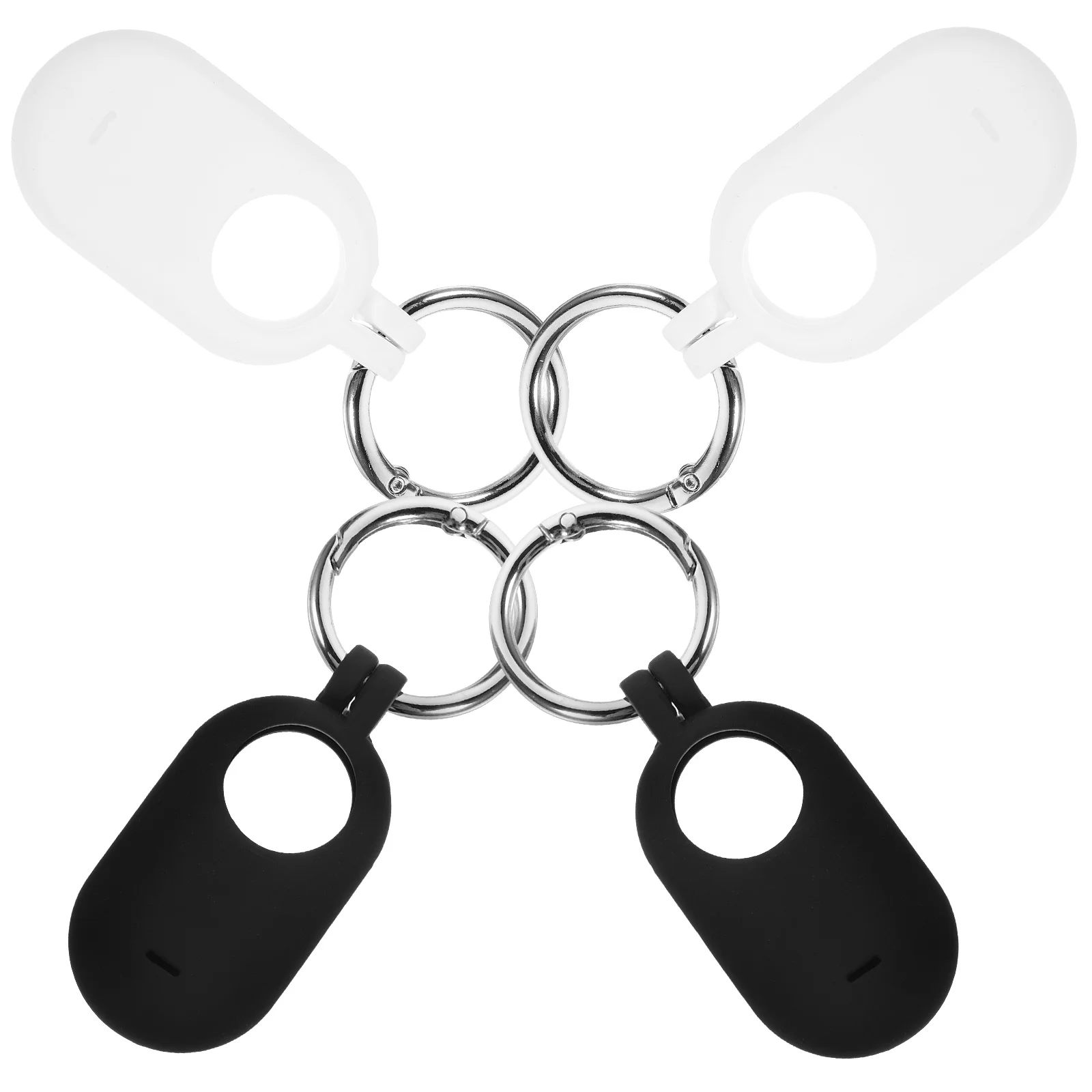 

4pcs Protective Silicone Secure Holder Lightweight Portable Case for Tracker Tracer Protective
