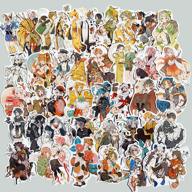 

42PCS Cartoon Anime Character Illustration Stickers DIY Decor for Journal Phone Case Laptop Diary Scrapbook
