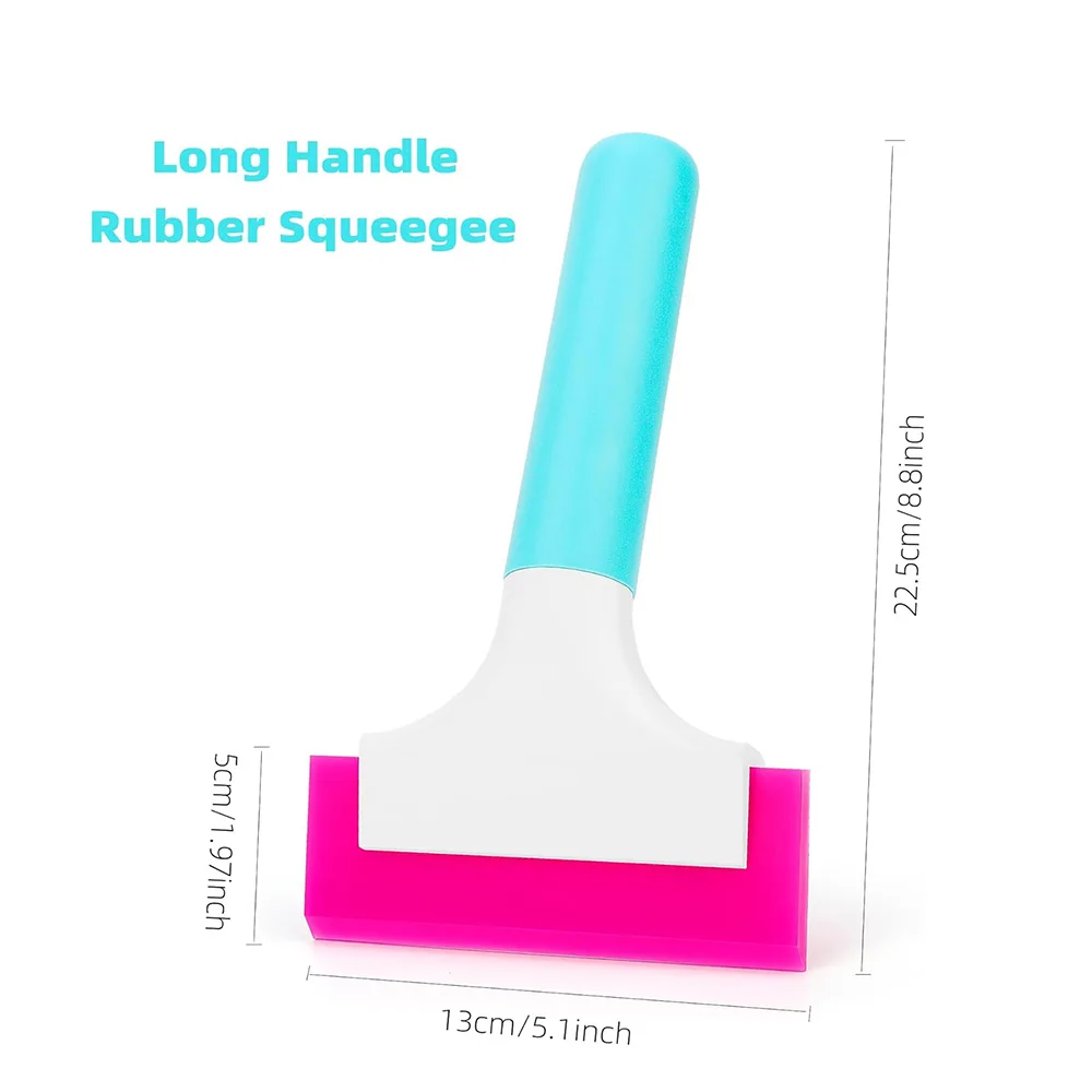 NeoWrap Rubber Squeegee for Shower Glass Mirror 5-Inch Width Soft Water Blade Car Window Tinting Squeegee Vinyl Wrap Tool - view 4