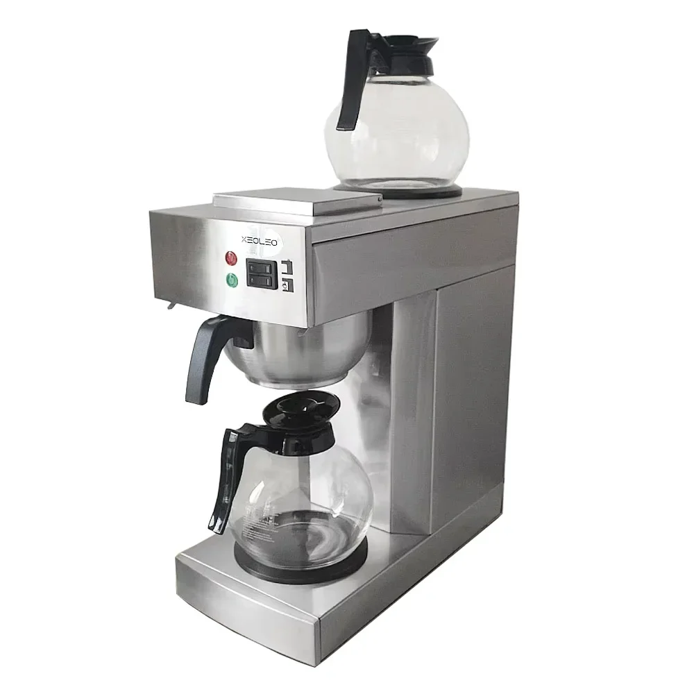 Commerical Coffee Tea Brewer Maker American Coffee Machine Hot Plate Full-Automatic With Coffee Pot Coffer Maker