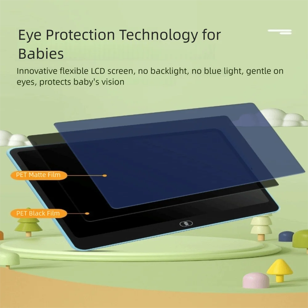 Gifts 11-Zoll-LCD-Schreibtablett, buntes löschbares Zeichenbrett, Schreibblock, Geburtstag