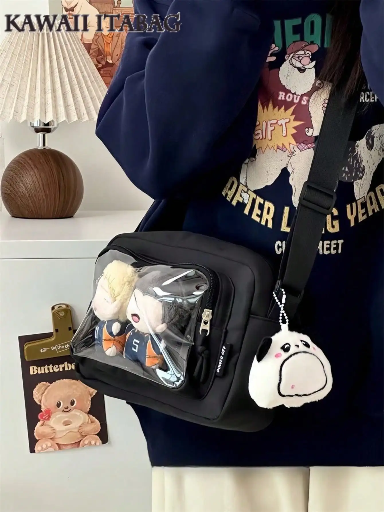 

2025 Kawaii Small Itabag Girls Candy Color Transparent Clear Purses Shoulder Bag Crossbody Bags For Women Ita Bag PVC DIY Bags