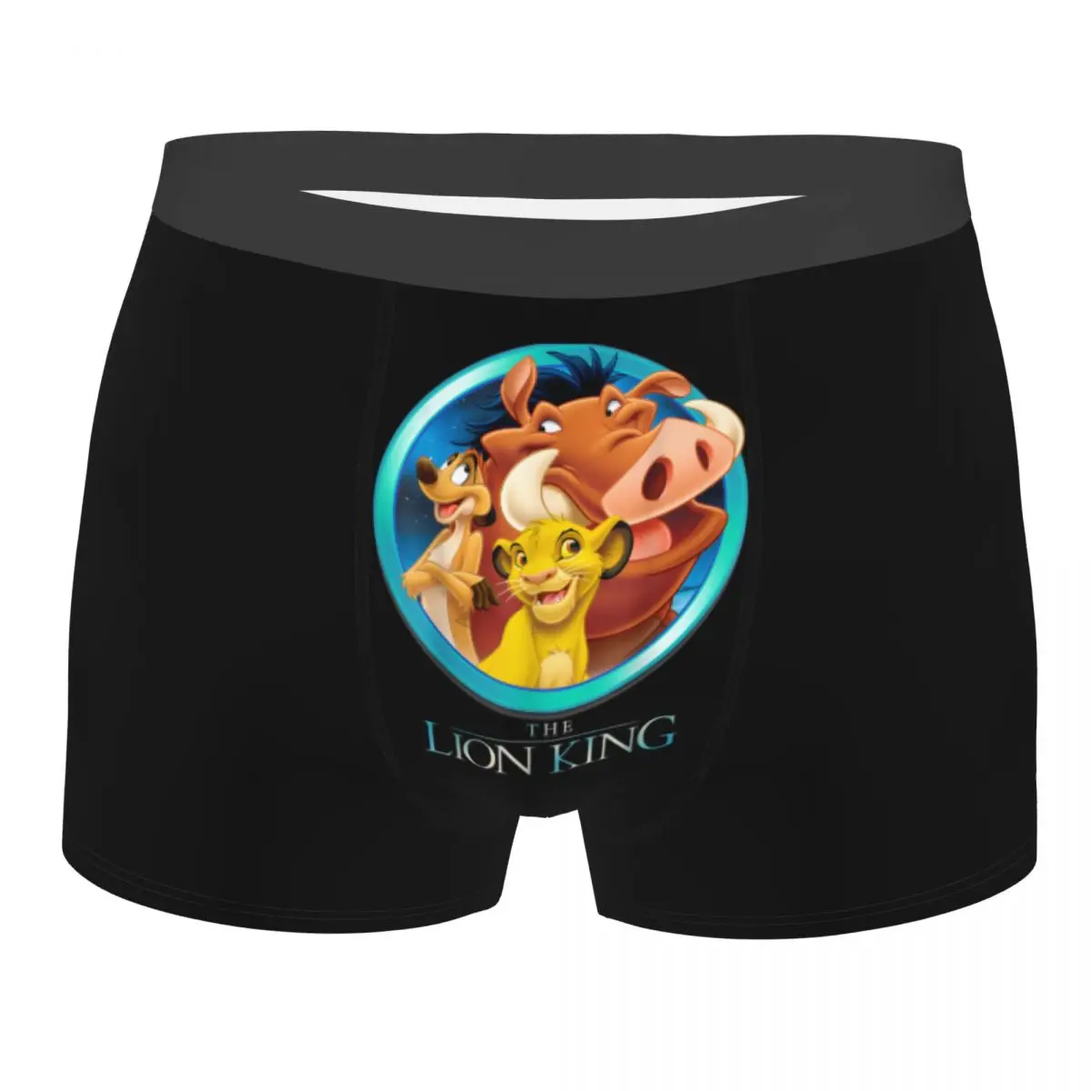

Custom Novelty Cartoon The Lion King Boxers Shorts Panties Men's Underpants Breathable Briefs Underwear