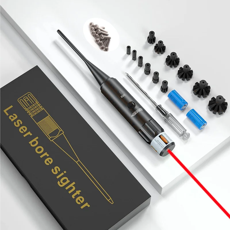 Laser boresighter from .177 .22 caliber to.78 laser collimator core sight