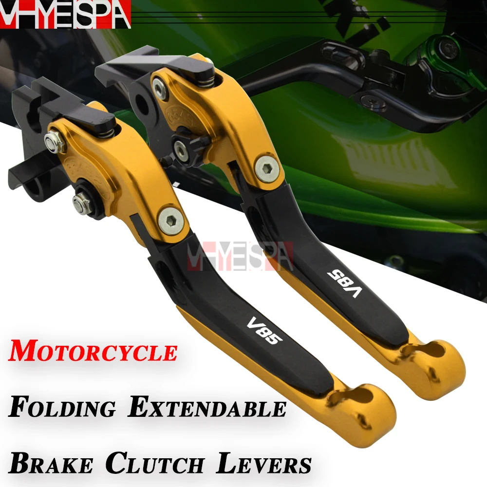 

Motorcycle Accessories Adjustable Folding Extendable Brake Clutch Levers For Moto Guzzi V85 V 85 2018 V85