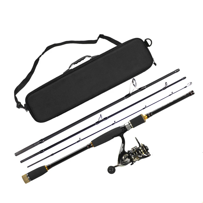 17pcs Fishing Rod And Reel Combo 1.8m 2.1m Rod Spinning Reel Lure Line Accessory Set