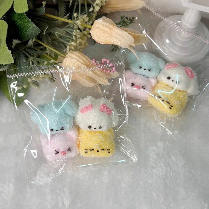 Bonito diversão quatro mini pequeno animal mole brinquedos de pelúcia antiestresse taba squishу crianças meninas brinquedos presentes estresse adulto brinquedos sensoriais