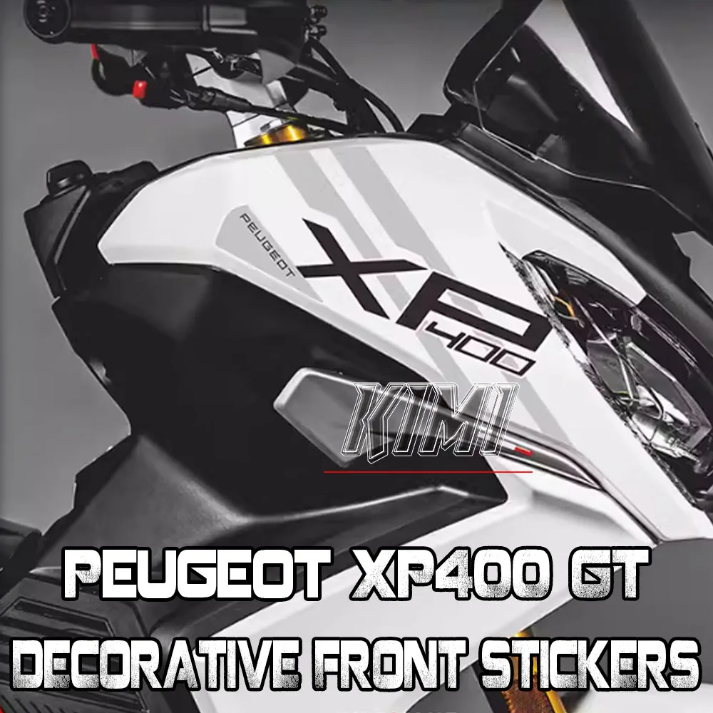 

For Peugeot XP400 GT XP 400 GT XP400GT 2024 Motorcycle Scooter Stickers Front Fairing Stripe Decals Accessories Waterproof XP400