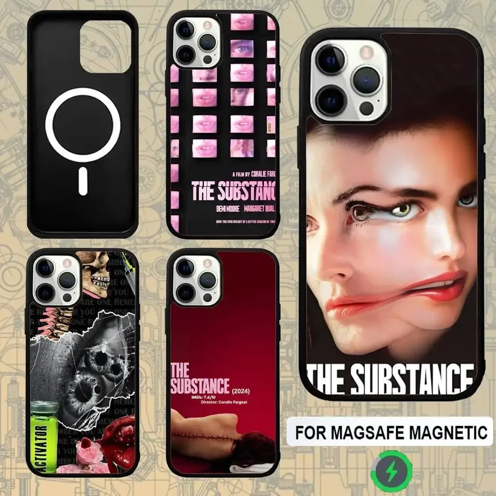 

The S-SubstanceS Sue For Magsafe Wireless Charger Case For iPhone 15,16,17,13,14,11,12,Pro,Max,Plus,E,Air,Mini Cover