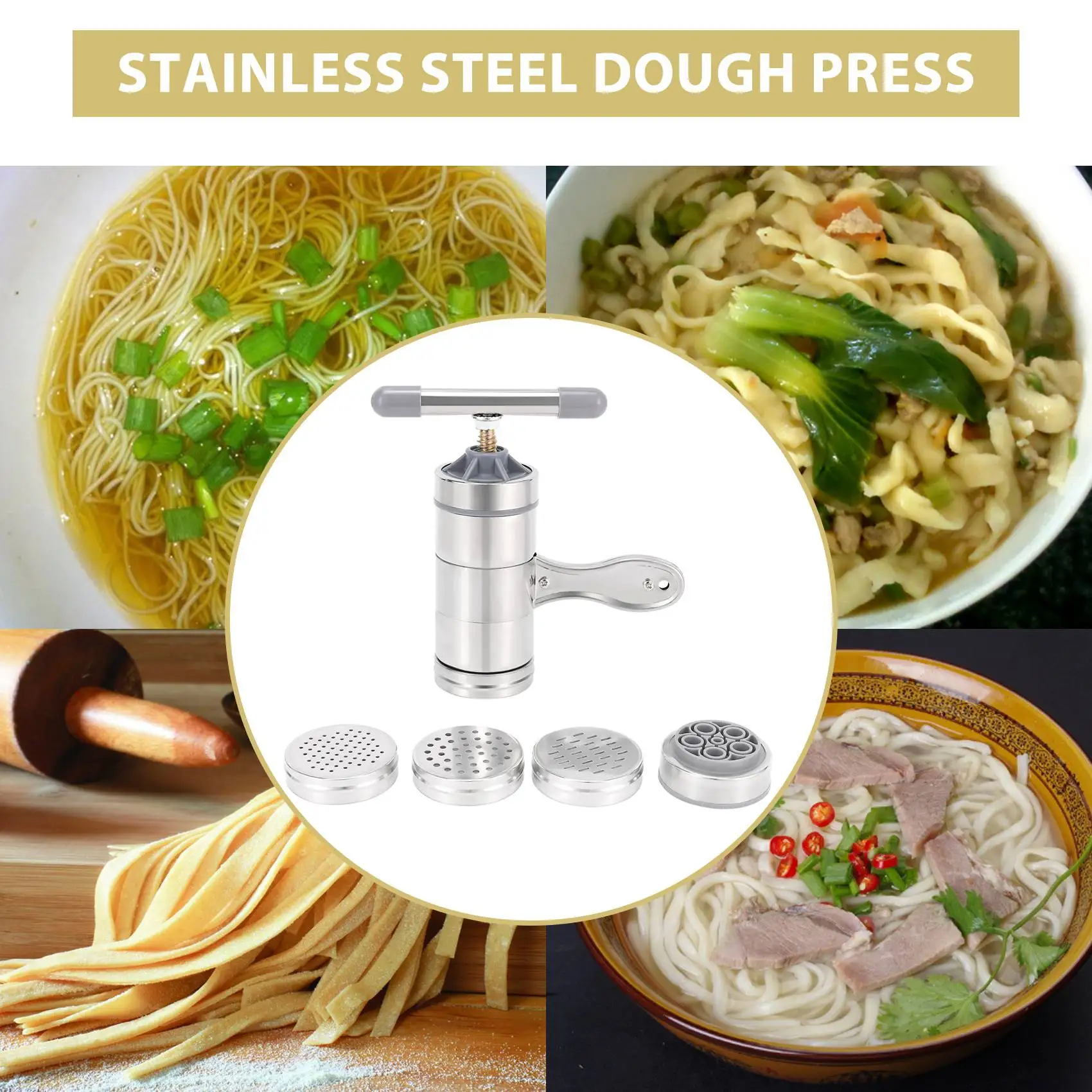 abud-ステンレス製麺機・野菜・果物ジューサー・キッチン用品