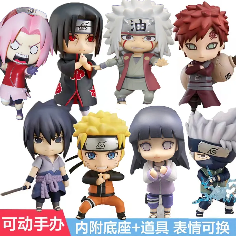 2025 NEW Animation Game Peripheral Toy Sasuke Itachi Kakashi Obito Sakura Madara Anime Action Movable Model Figures Collection